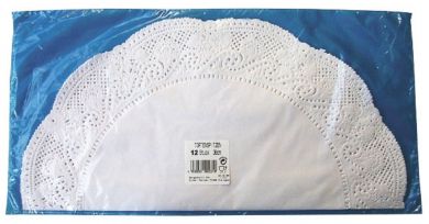 Tortenspitzen, rund - 12er Pack 