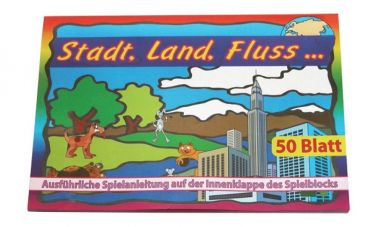 Spielblock "Stadt, Land, Fluss" 