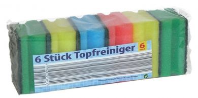 Topfreiniger mit Griffleiste, 6er Pack 