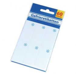 Gefrieretiketten, 60 Stück 