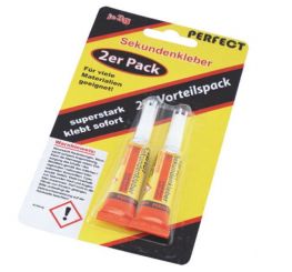 Sekundenkleber, 2er Pack 