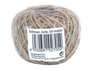 Jute-Schnur, 50 Meter 