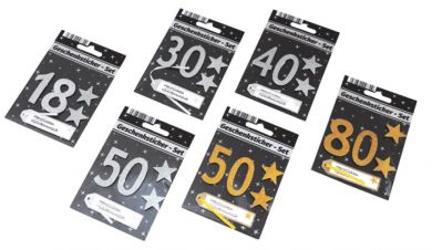 Zahlen- / Jubiläumssticker 