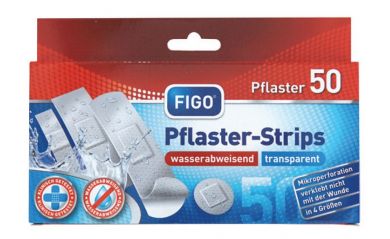 Pflaster-Strips, wasserabweisend 50tlg. 