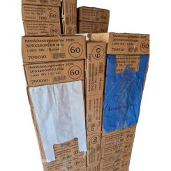 Hemdchentragetasche 60er BLAU – 1000 Stück (Maße 300 × 200 × 600 mm – 35,00 € netto / Karton – Made in Türkiye) 