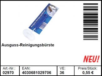 Ausguss-Reinigungsbürste 