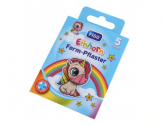 Form-Pflaster für Kinder "Einhorn" 