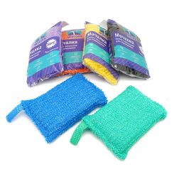 Badeschwamm "Briz", 15x4x10 cm, verschiedene Farben 