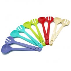 Salatbesteck, 2 Teile, 28 cm, verschiedene Farben 