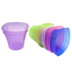 Pflanzentopf ,Welle,, 2l., D. 184 mm, versch. Farben 