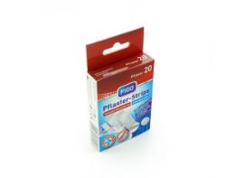 Pflaster-Strips transparent, wasserabweichend, 20er Pack 