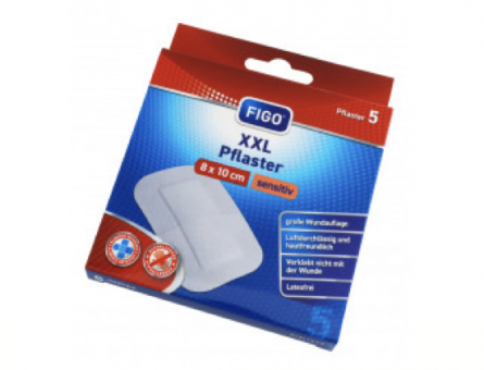 XXL Pflaster sensitiv, 8 x 10 cm 