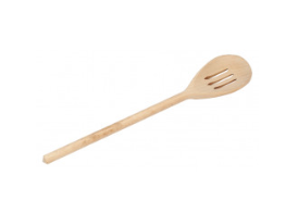Holzlöffel mit Schlitzen 