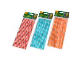 Mehrweg-Trinkhalme, 12er Pack, verschiedene Farben 