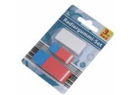 Radiergummi-Set, 3er Set 