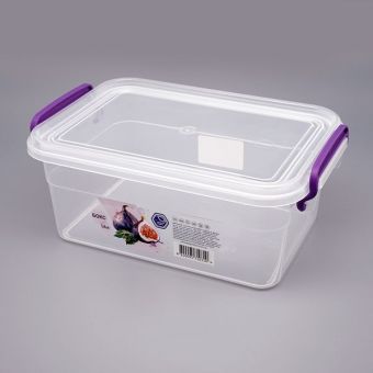 Plastikdose mit Deckel, 1,6 l 