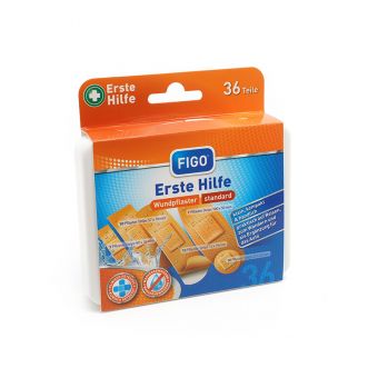 Erste-Hilfe-Set, Wundpflaster, 36 Teile 